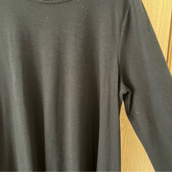 Old Navy Long Sleeve Swing Dress - Black - Picture 2 of 7